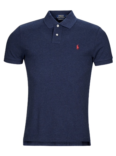 Polotröja Polo by Ralph Lauren Polo Shirt Tee Mörkblå | 710680784292