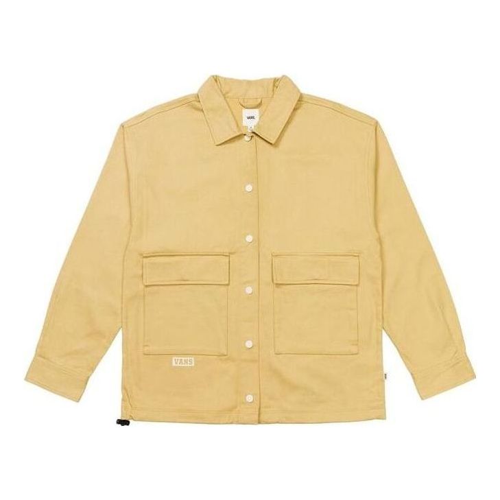 Skjorta Vans Prep School Button-Up Shacket Gul | VN0002S5YUU, 0