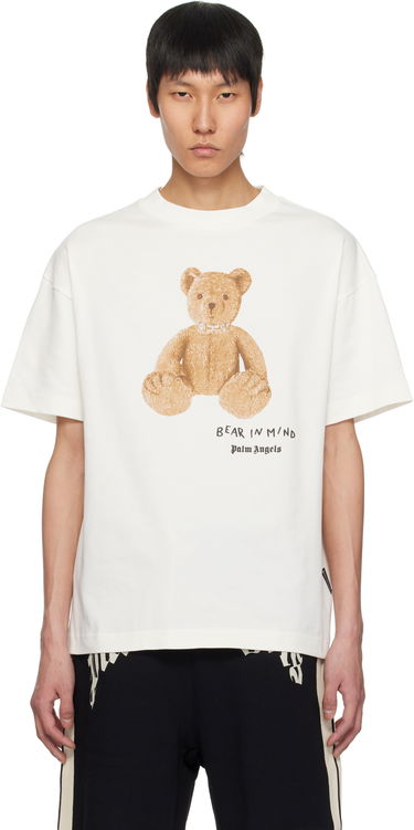 T-shirt Palm Angels Palm Angels 'Bear in Mind' T-Shirt Vit | PMAA001S25JER0050360, 0