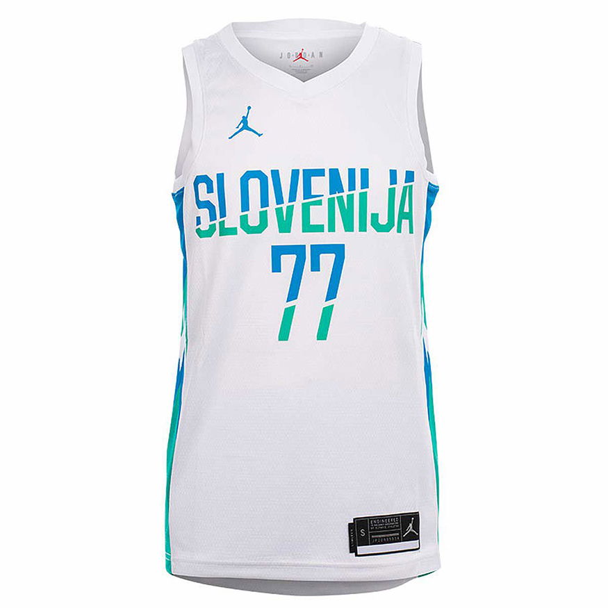 Jersey Jordan Slovenia Limited Swingman Home Jersey Luka Doncic Vit | SV0046-100, 0