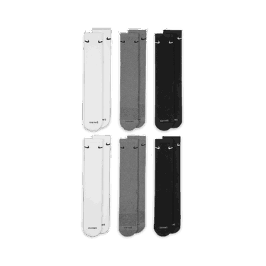 Strumpor Nike Everyday Plus Cushion Crew Training Crew Socks (6 Pairs) Svart | 195241138749, 3