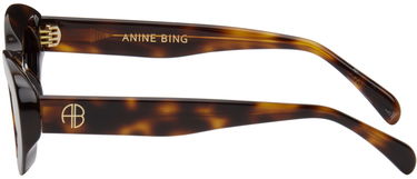Solglasögon Anine Bing ANINE BING Roma Oval Sunglasses Brun | A-12-10090-TTI3, 2