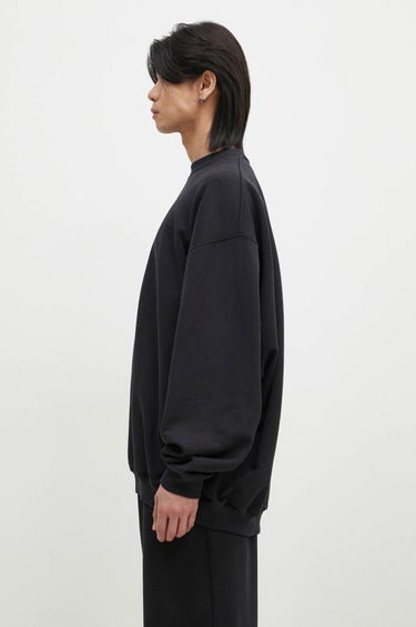 Sweatshirt VETEMENTS Embroidered Logo Oversized Sweatshirt Svart | UA66CW640B, 2
