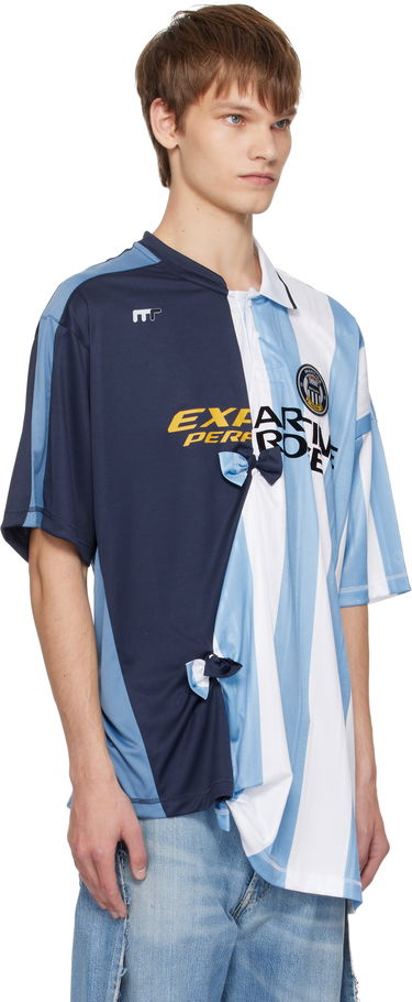 T-shirt Martine Rose Martine Rose Collage Football T-Shirt Blå | 189JT14531, 1