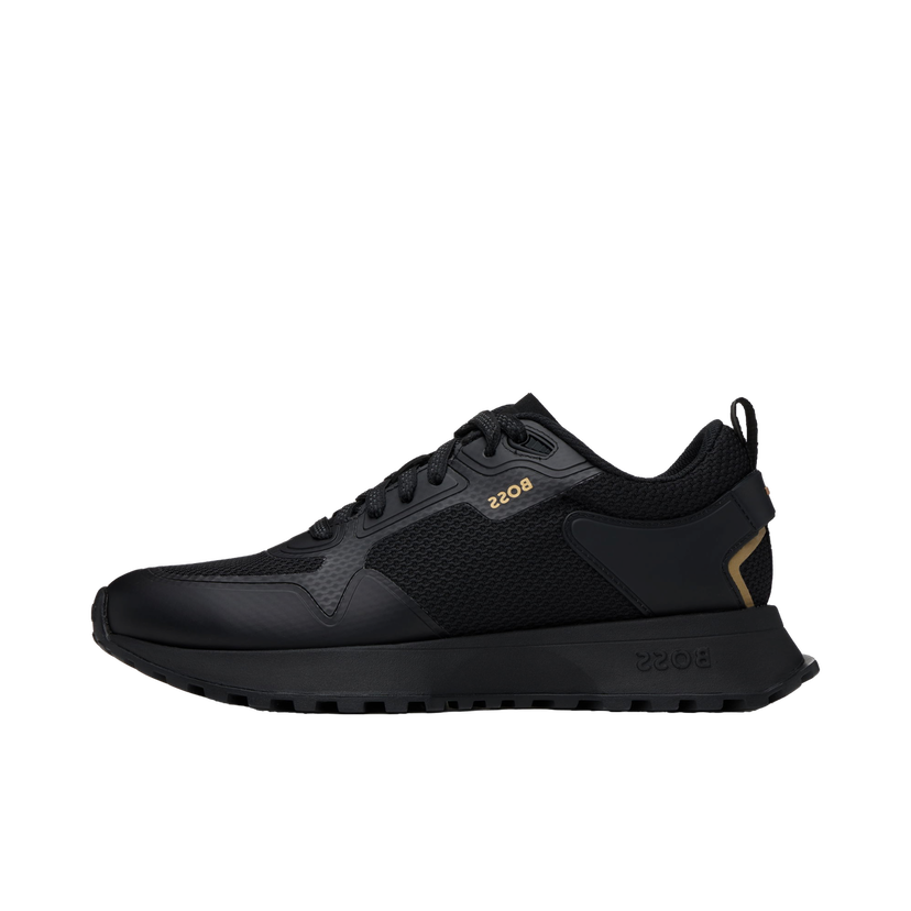Sneakers och skor BOSS Mixed-Material Sneakers Svart | 50513195