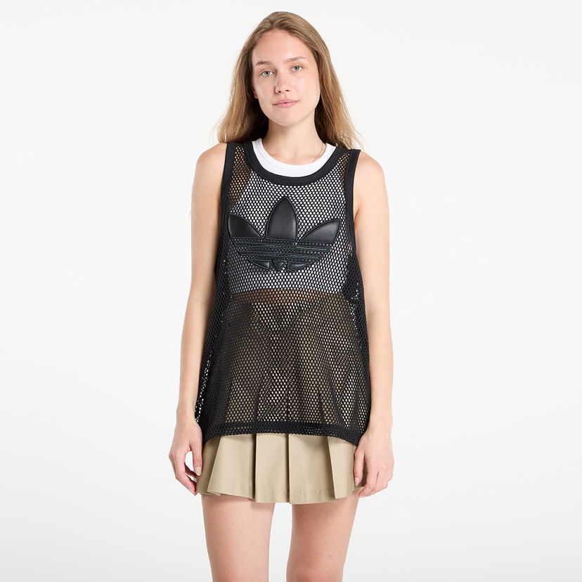 Linne adidas Originals Jeremy Scott Mesh Tank Top Svart | JY2020