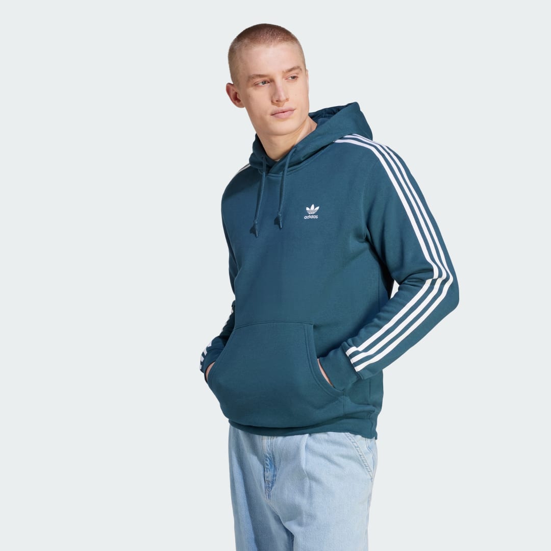Sweatshirt adidas Originals Adicolor Classics 3-Stripes Hoodie Turkos | IL2491, 0