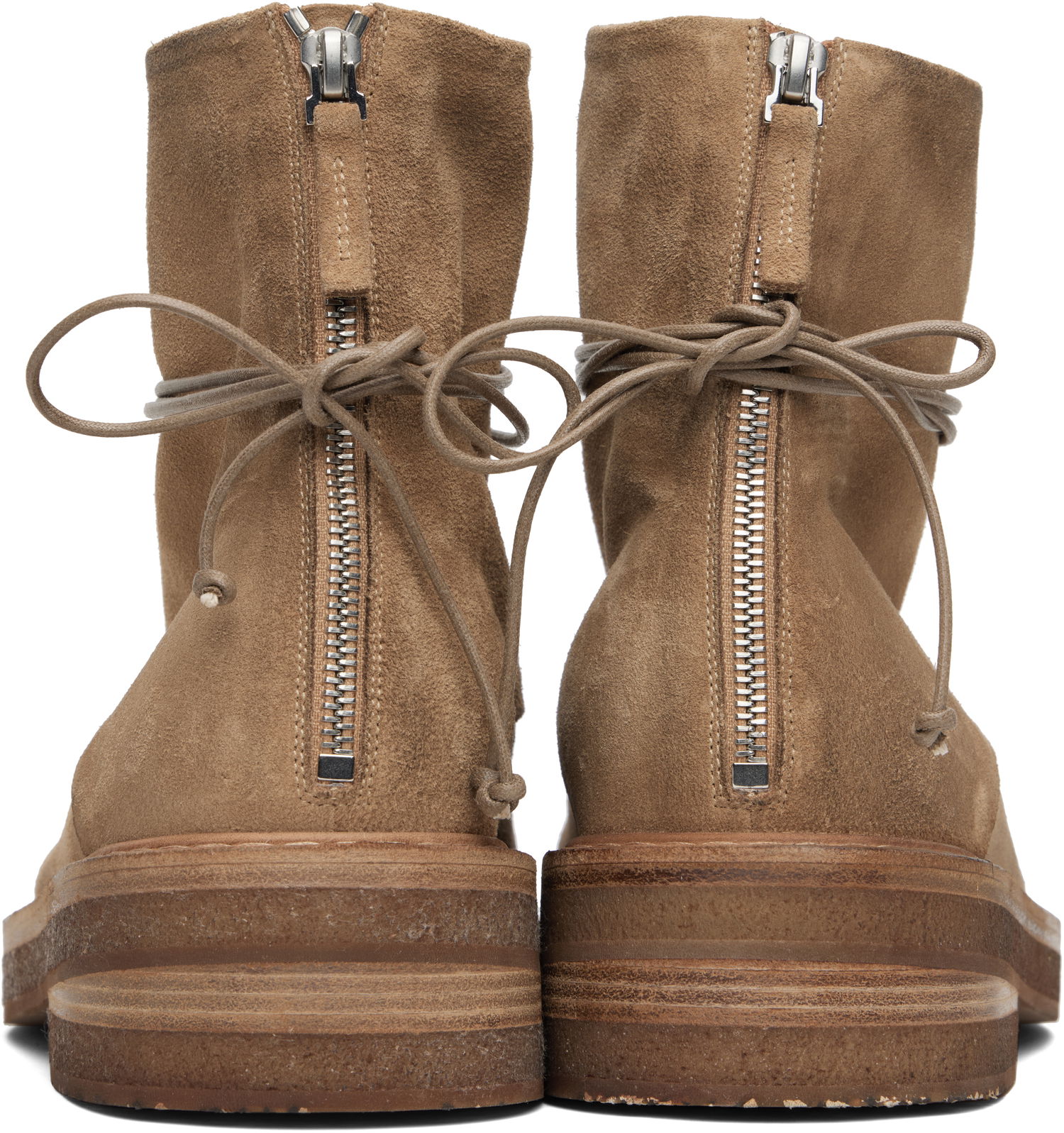 Kläder Marsèll Marsèll Parrucca Suede Combat Boots Brun | MM2961 P024310, 1