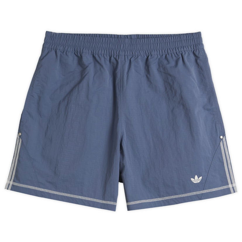 Shorts adidas Originals OG LA Nylon Side Stripe Short Blå | KD3617