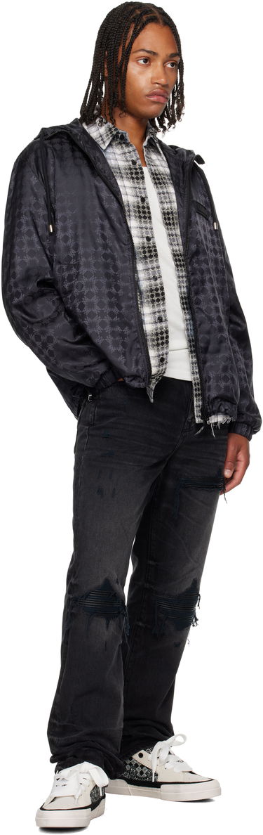 Vindjacka AMIRI AMIRI MA Quad Windbreaker Jacket Svart | AMOULW1039, 3