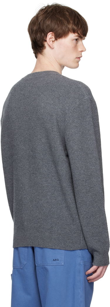 Sweater A.P.C. A.P.C. Thomas Knit Sweater Grå | WVBCZ-H23434, 2