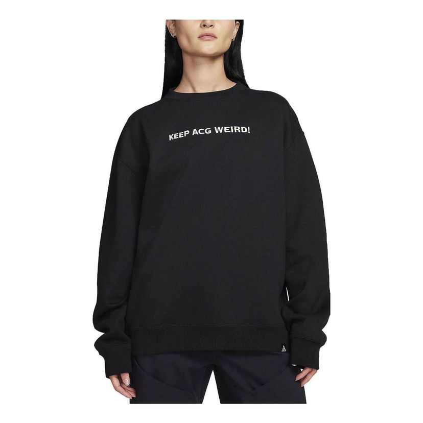 Sweater Nike ACG ACG Fleece Crew Svart | FD9850-010