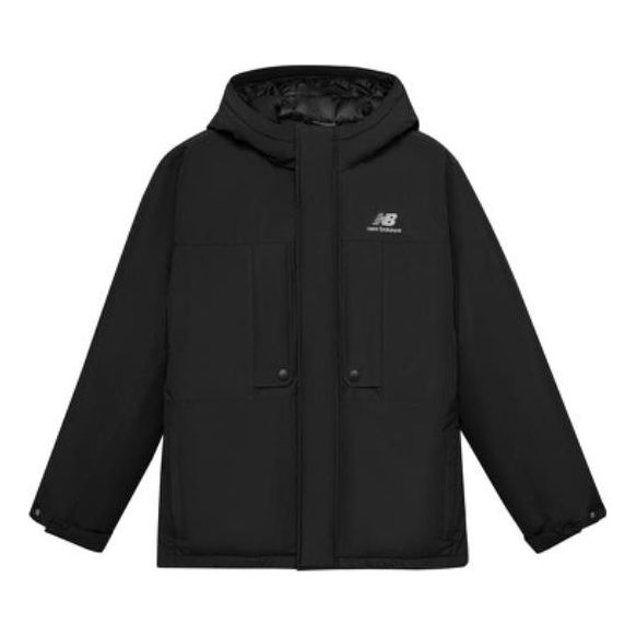 Parkas New Balance Hiking Jacket Svart | AMJ23356-BK