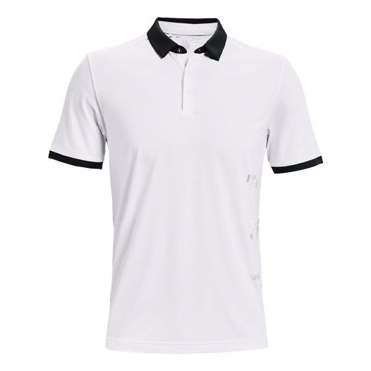 Polotröja Under Armour Curry Vanish Golf Short Sleeve Shirt Vit | 1361874-100