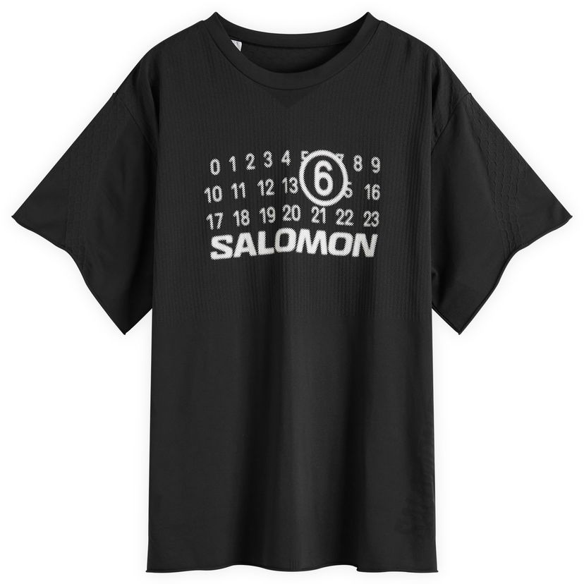 T-shirt Maison Margiela MM6 Maison Margiela x Salomon Men's T-Shirt, Size Large Svart | SH0GC0051-M20101-900