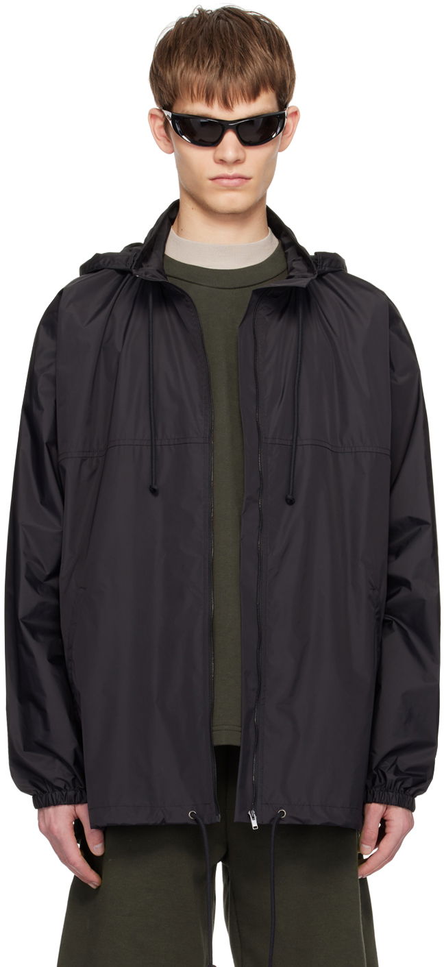 Vindjacka The Row Hooded Bomber Jacket Svart | 624-W2916