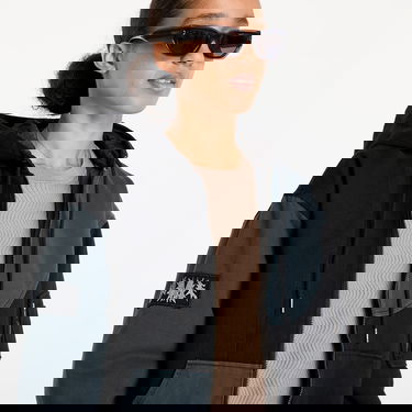 Bomberjacka Dime Denim Panel Hooded Bomber Jacket Svart | DIMEFA244CHA, 3