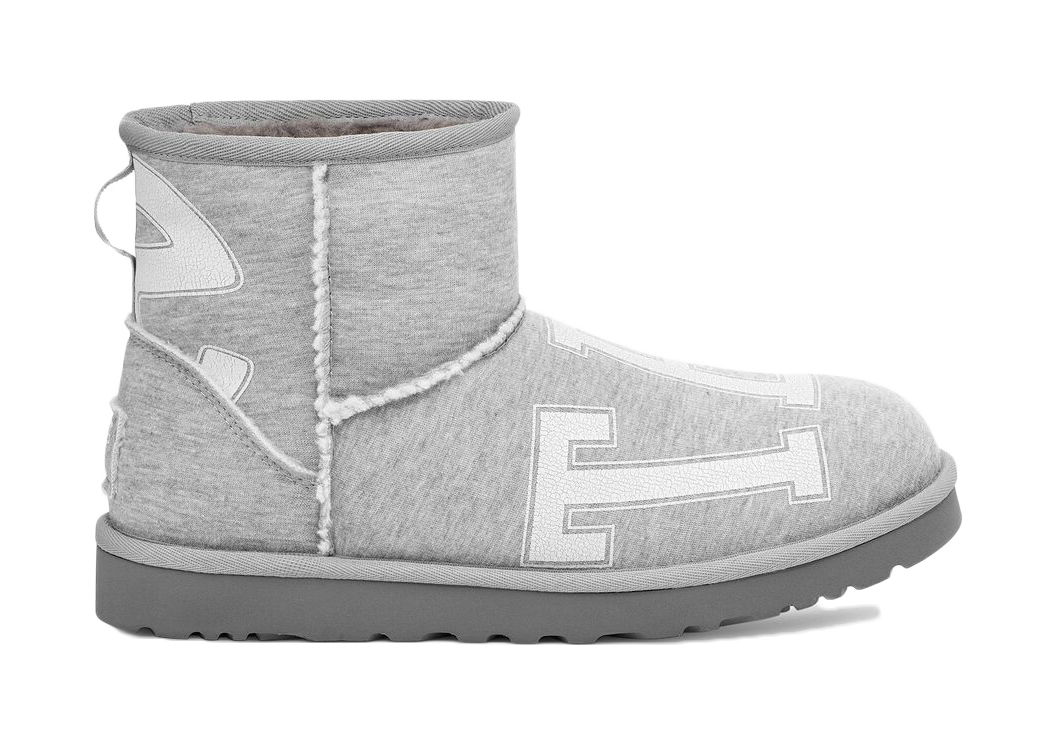Sneakers och skor UGG Telfar x Fleece Mini Boot "Heather Grey" Grå | 1131290-HGRY/1122992-HGRY, 0