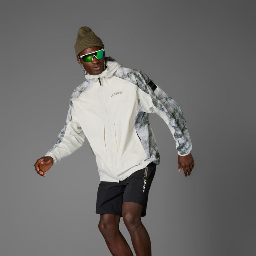 Vindjacka adidas Performance adidas National Geographic WIND.RDY Jacket Vit | JD5838