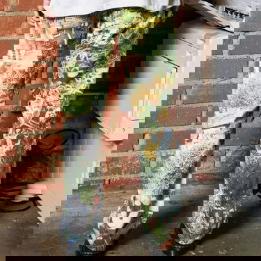 Jeans Pleasures Garden 5 Pocket Denim Pants Grön | P22W042-MULTI, 5