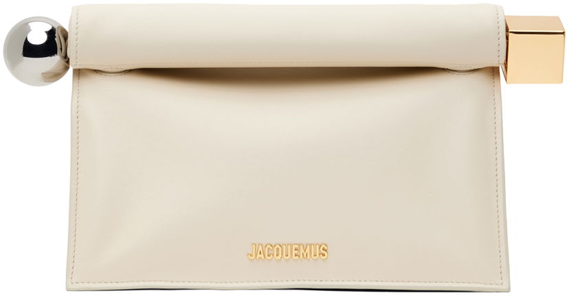 Handväska Jacquemus Les Sculptures 'La pochette rond carré Pouch Vit | 24E233BA356-3171