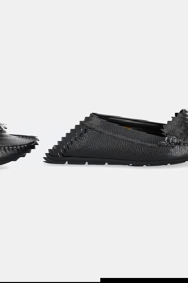 Sneakers och skor Coach Leather Driver Flat Loafers Svart | CAS66.BLK, 1