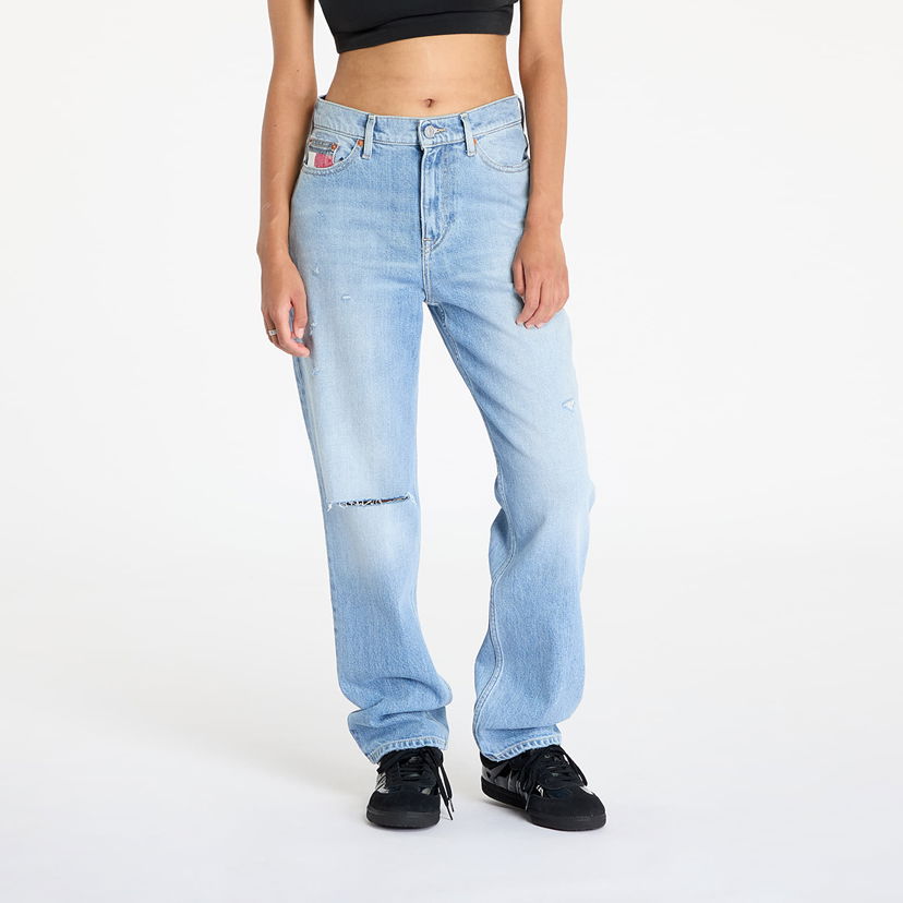 Jeans Tommy Hilfiger Izzie Hgh Slim Straight Jeans Denim Blå | DW0DW19934 1A5