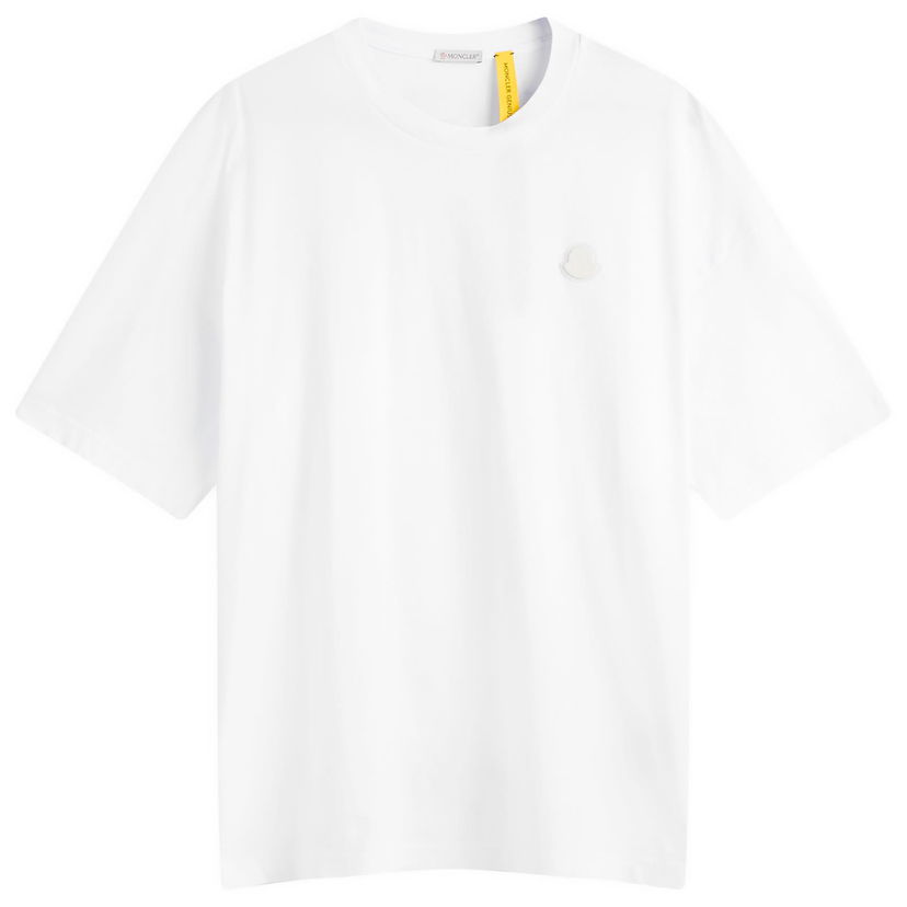 T-shirt Moncler AWGE by A$AP Rocky Short Sleeve T-Shirt, Size Large Vit | 8C000-02-89AYW-001