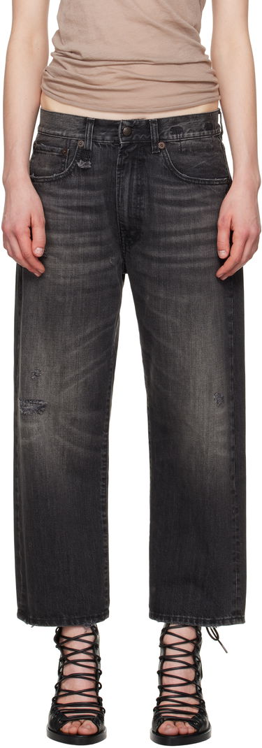 Jeans R13 R13 X-Boyfriend Distressed Jeans Svart | R13WD211-D284A, 0
