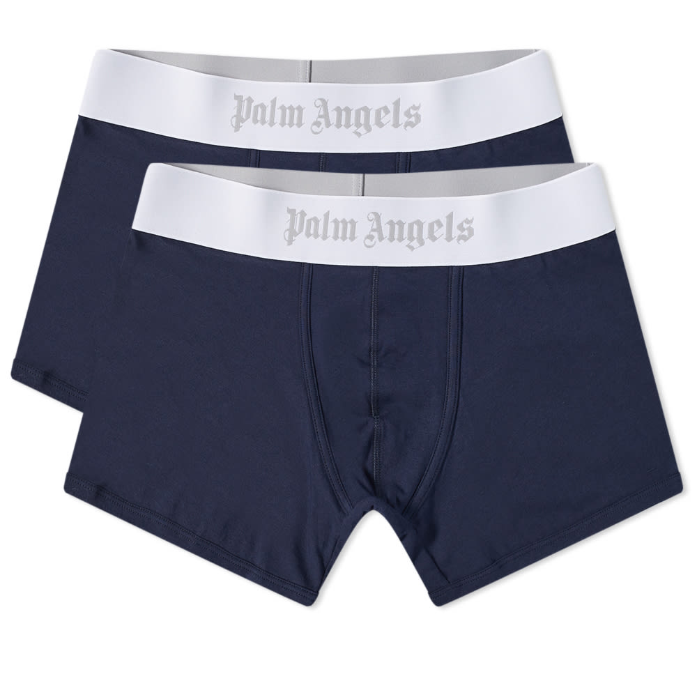 Boxare Palm Angels Boxer Short - 2 Pack Mörkblå | PMUH002S23FAB0064601, 0