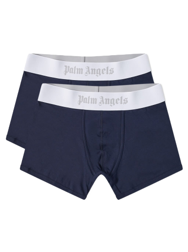 Boxare Palm Angels Boxer Short - 2 Pack Mörkblå | PMUH002S23FAB0064601