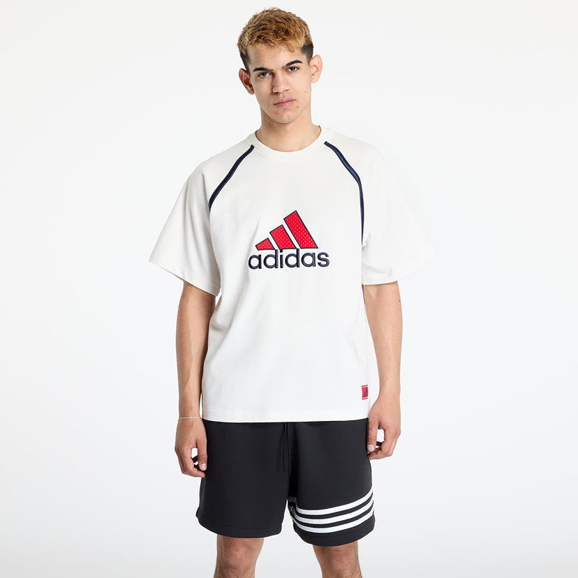T-shirt adidas Performance Badge Tee Vit | IM7840