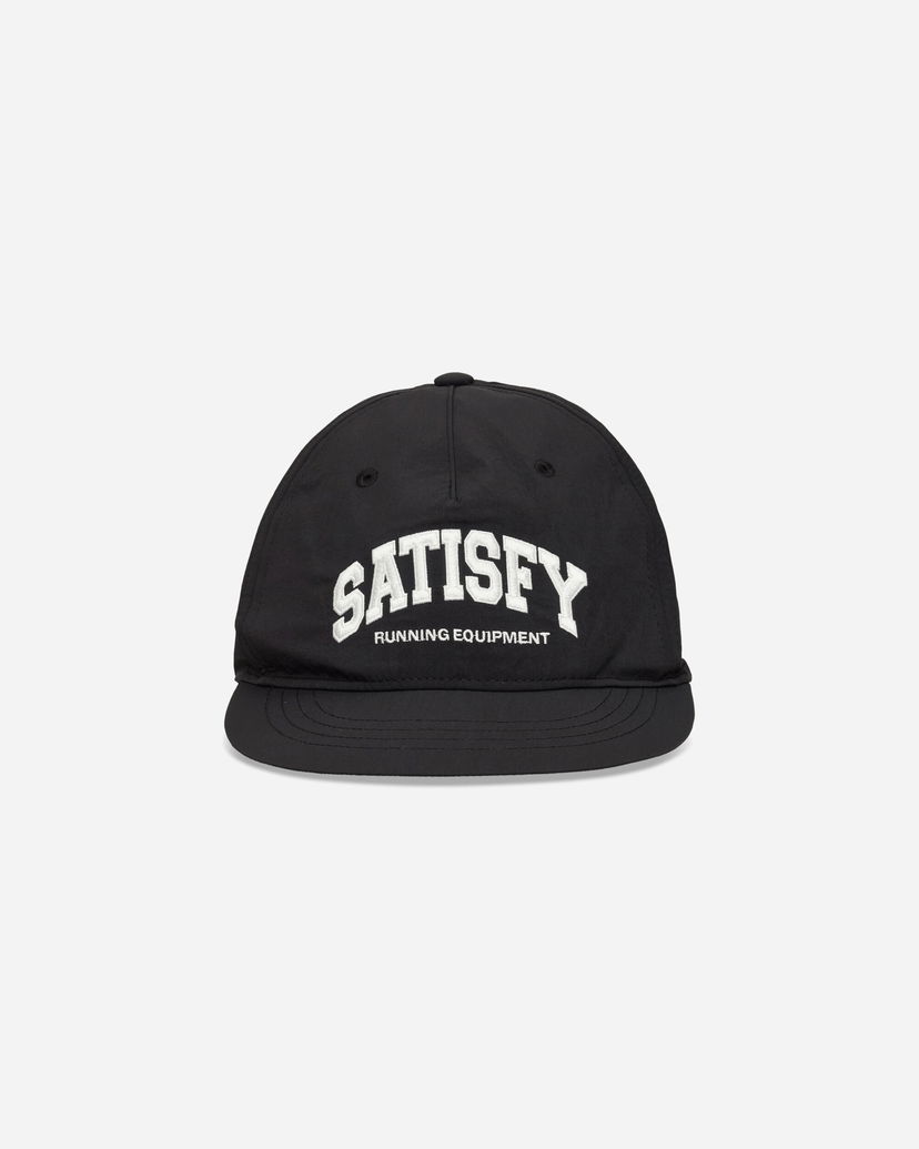Keps Satisfy FliteSilk 5 Panel Pinch Cap Svart | 31015 00004