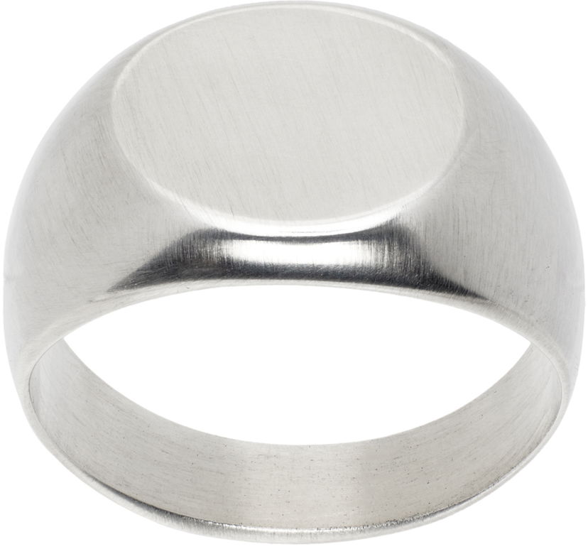 Ringa Jil Sander Classic Chevalier Ring Grå | J29UQ0002 P4865