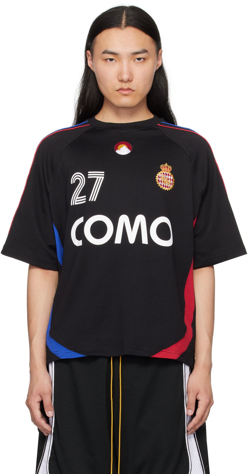 T-shirt Rhude Rhude ''Rhude 27'' Football T-Shirt Svart | RHSS25TT03230