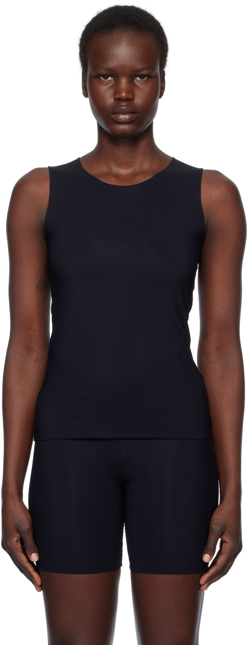 Linne Jil Sander Jil Sander Nylon Tank Top Svart | J01NC0016_J70026