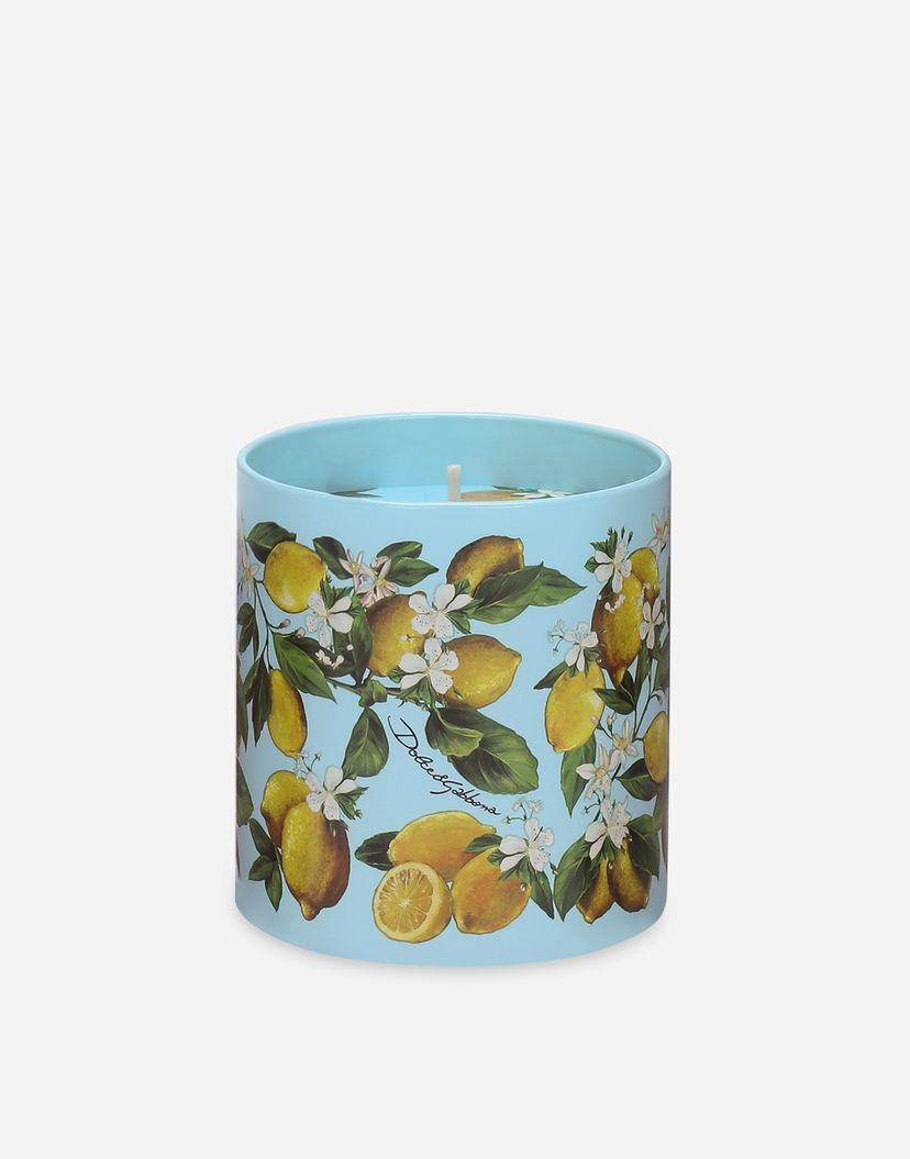 Heminredning Dolce & Gabbana Dolce & Gabbana Lemon Scented Glass Candle Turkos | TCC159TCAG3U0070