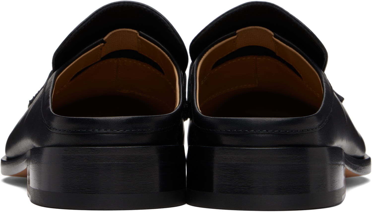 Sneakers och skor Maison Margiela MM6 Maison Margiela Embossed-Logo Loafers Svart | SH1WX0005 P5000, 1
