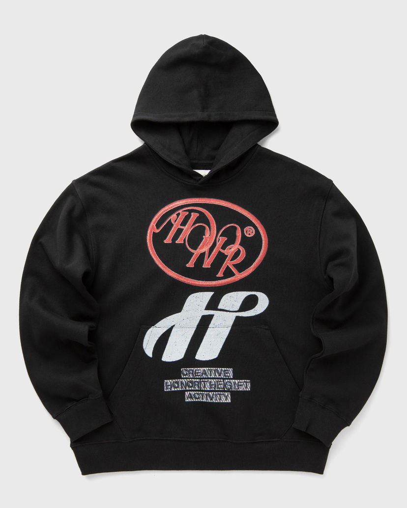 Sweatshirt Honor The Gift Pop Art Graphic Hoodie Svart | HTG250352-BLK