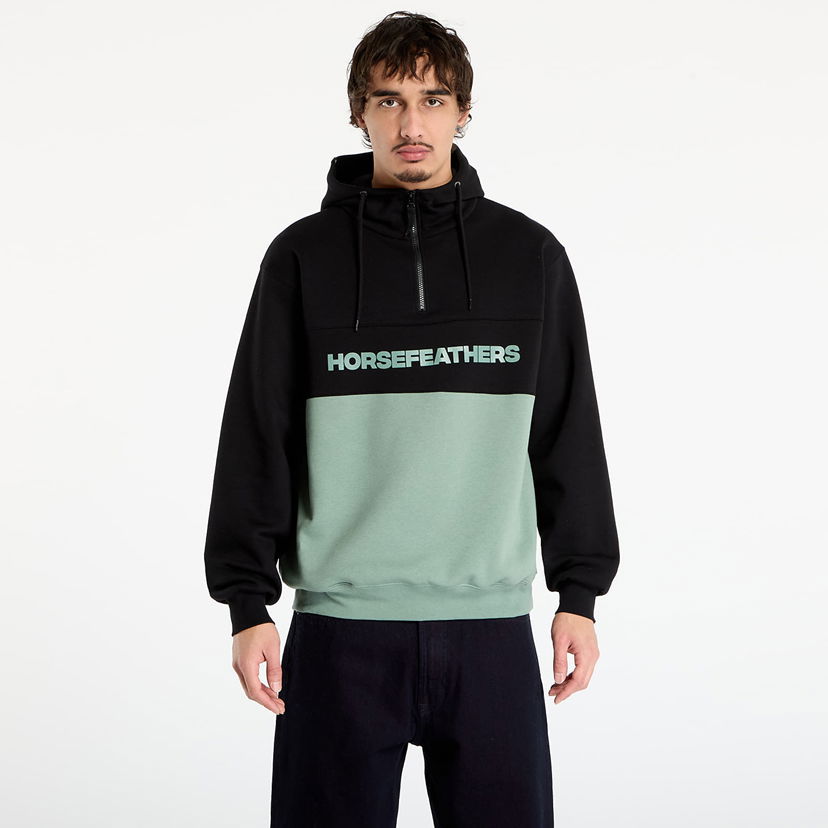 Sweatshirt Horsefeathers Fulton Half-Zip Color-Block Hoodie Flerfärgad | SM1354I