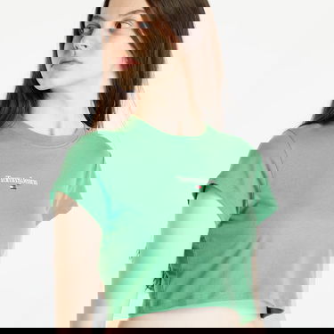 Crop top Tommy Hilfiger TOMMY JEANS Essential Logo Cropped T-Shirt Grön | DW0DW15444 LY3, 2