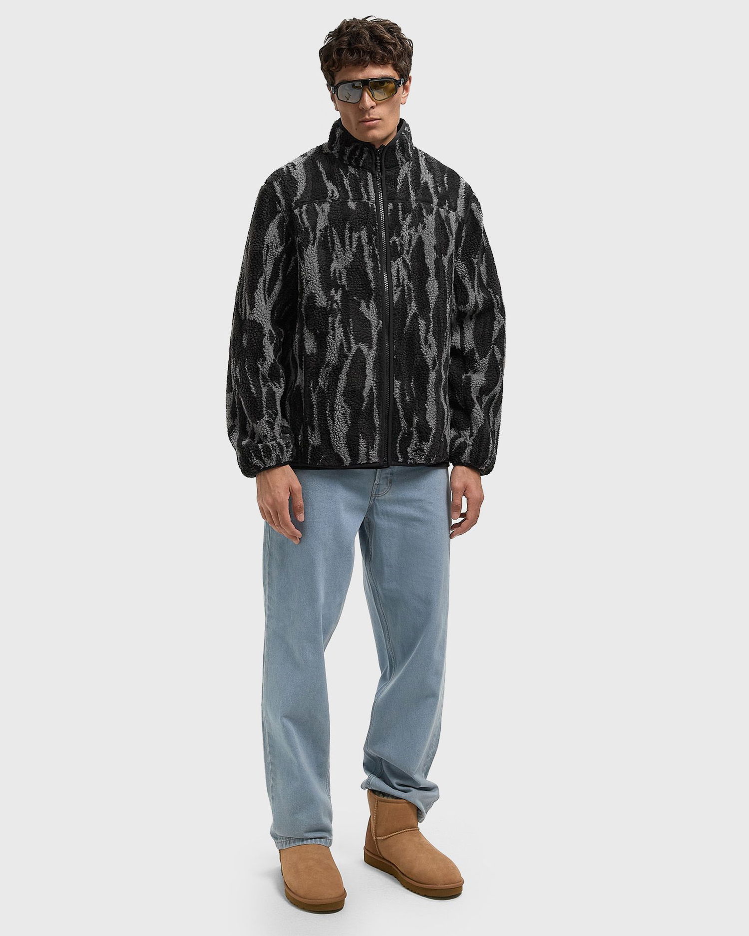Jacka Peak Performance Abstract Pattern Pile Full-Zip Jacket Flerfärgad | G80334040, 1