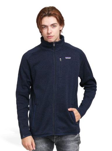 Sweatshirt Patagonia Better Sweater Jacket Mörkblå | 25528 NENA