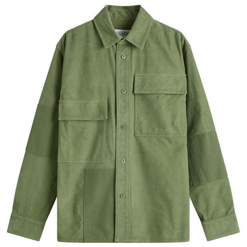 Jacka JW Anderson Patchwork Overshirt Grön | SH0317-PG1578-591
