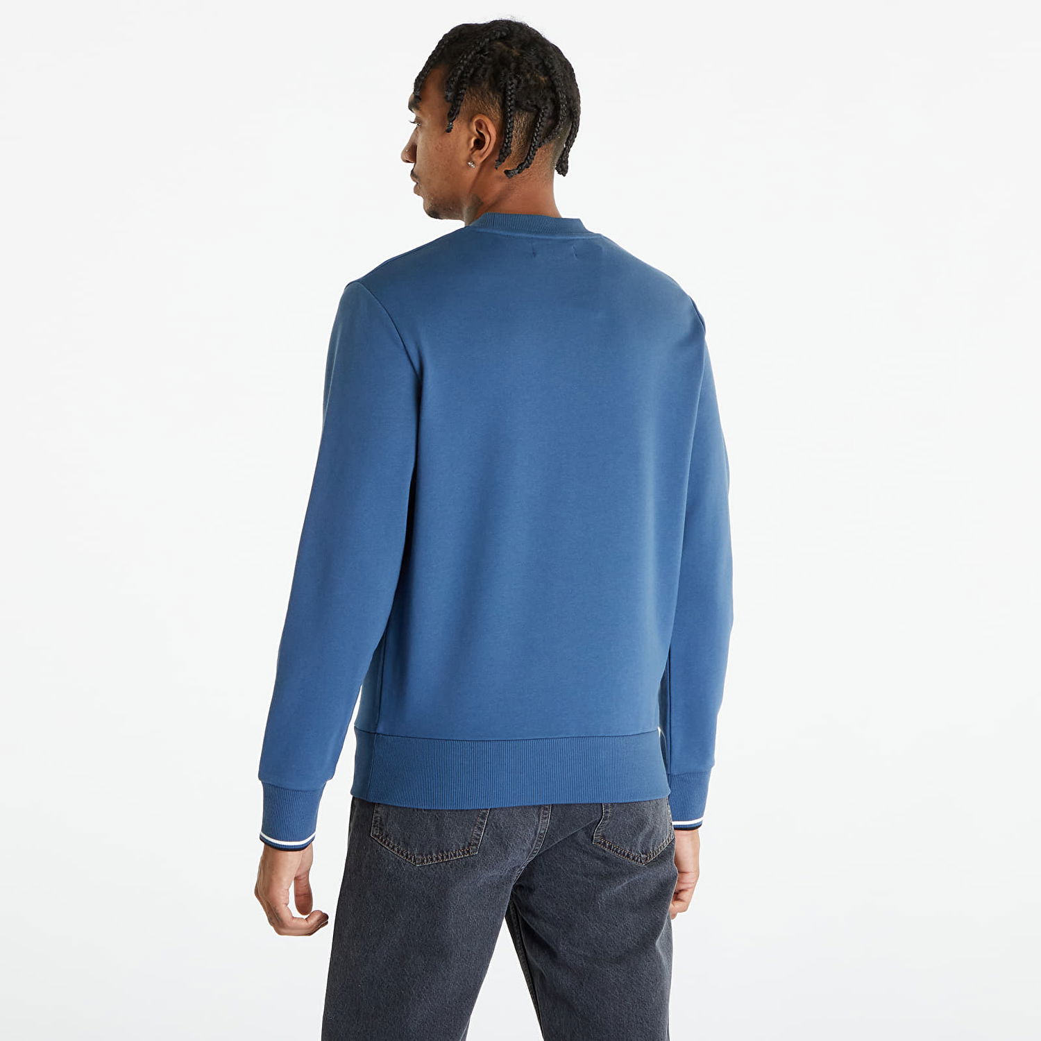 Sweater Fred Perry Crewneck Mörkblå | M7535 F57, 1