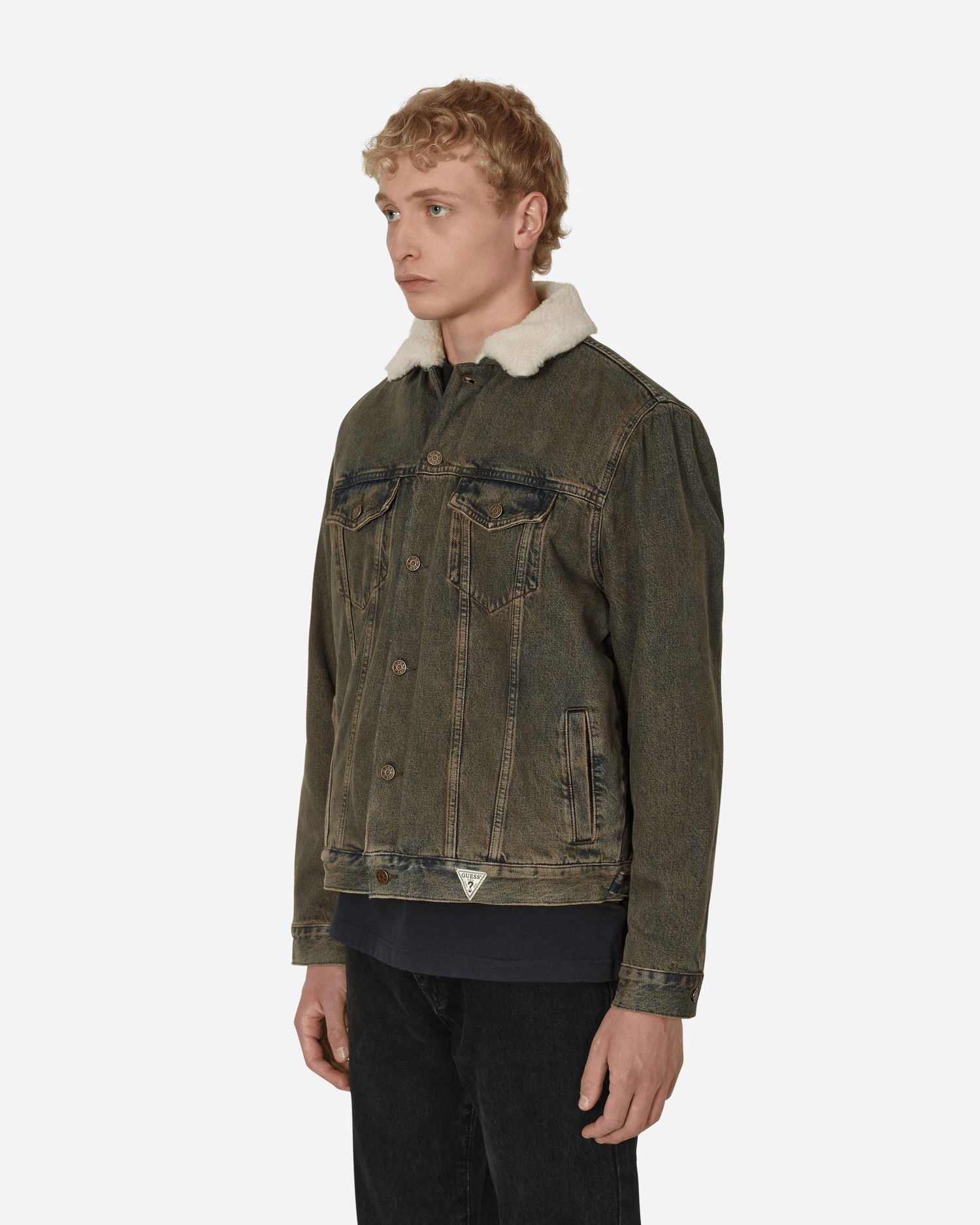 Jacka GUESS Tinted Sherpa Jacket Grön | M2BN01D4S10 F9JA, 1