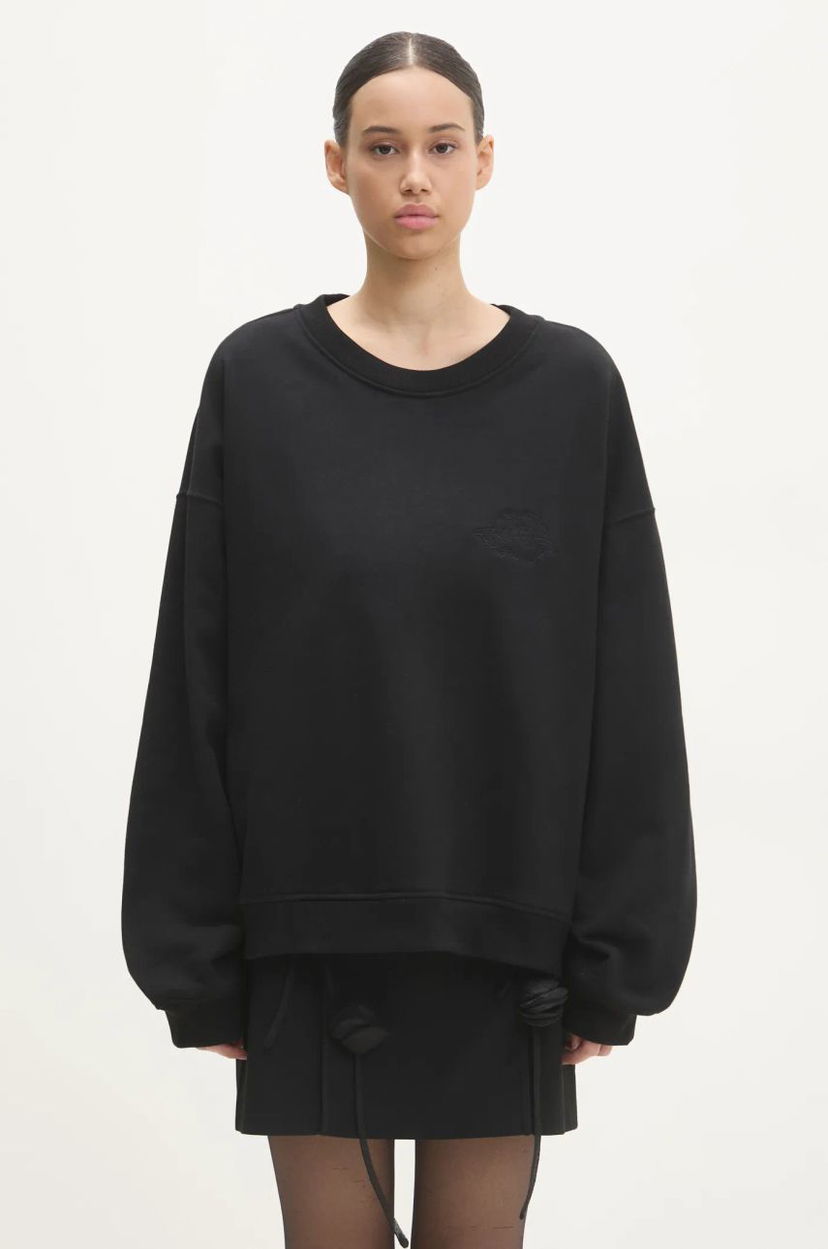 Sweatshirt Fiorucci Black Angel Sweatshirt Svart | M01FPSCR188CJ05BK01
