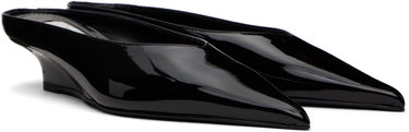 Sneakers och skor TOTEME Sharp Patent Wedge Mules by Svart | 251-WAS0179-LE0091, 3