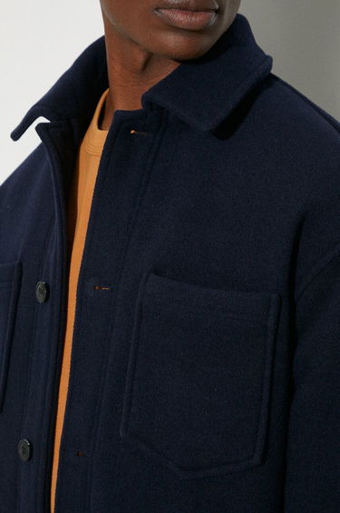 Jacka Samsoe Samsoe Samsoe Samsoe Wool Jacket Mörkblå | M23300101, 5