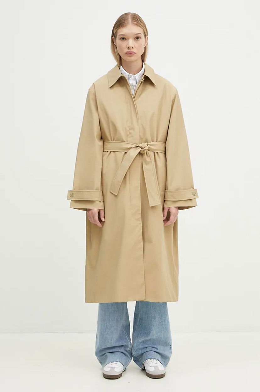 Trenchcoat Samsoe Samsoe Trenchcoat Oversize Beige | F24300140